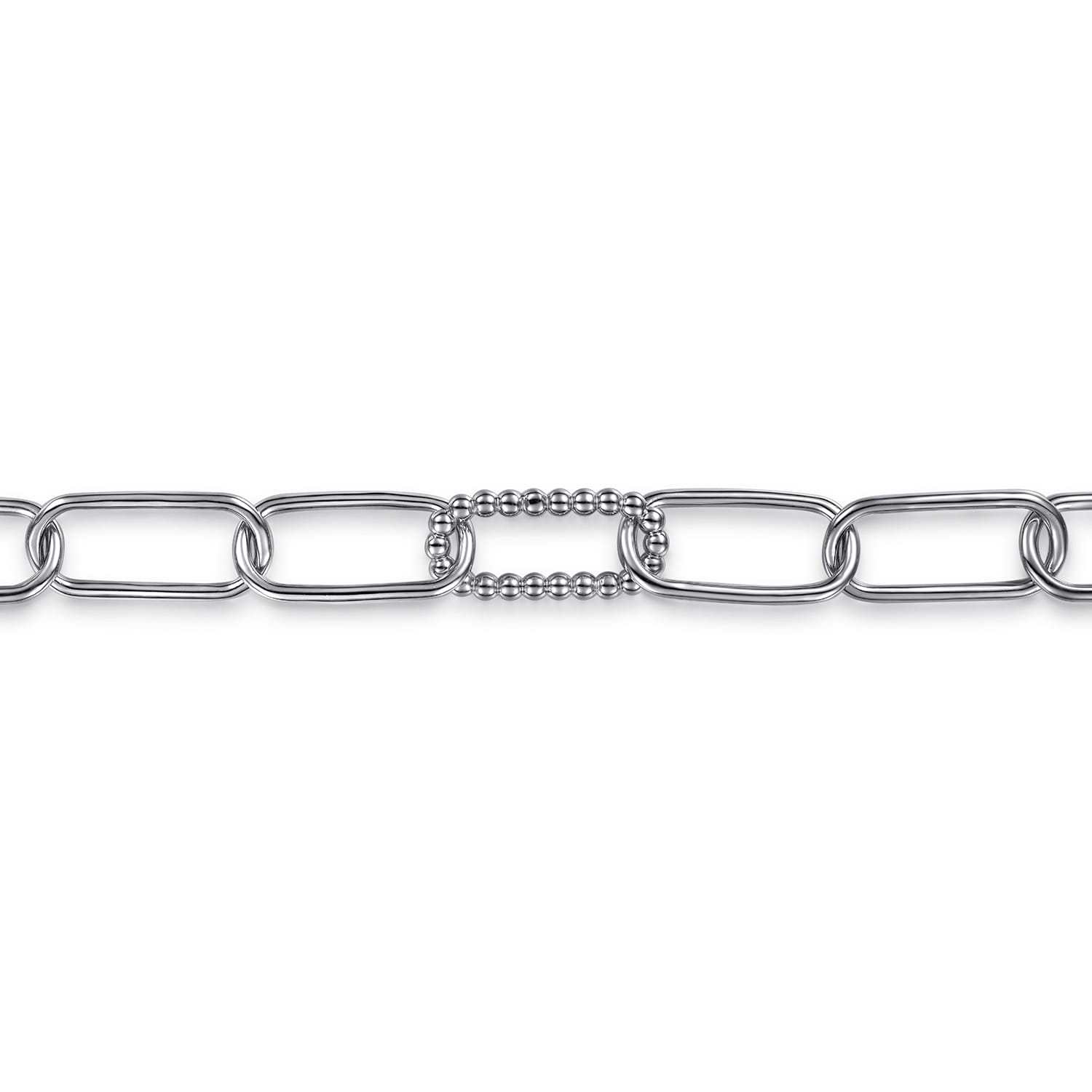 925 Sterling Silver Bujukan Link Chain Bracelet - Shot 2