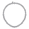 925 Sterling Silver Bujukan Link Chain Necklace