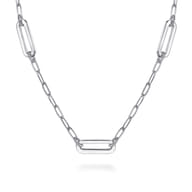 925 Sterling Silver Bujukan Link Chain Necklace