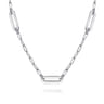 925 Sterling Silver Bujukan Link Chain Necklace