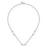 925 Sterling Silver Bujukan Link Chain Necklace