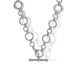 925 Sterling Silver Bujukan Link Necklace