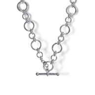 925 Sterling Silver Bujukan Link Necklace