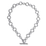 925 Sterling Silver Bujukan Link Necklace