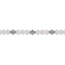 925 Sterling Silver Bujukan Pearl Station Bracelet