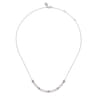 925 Sterling Silver Bujukan Pearl Station Necklace
