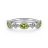 925 Sterling Silver Bujukan Peridot Fashion Ladies Ring