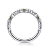 925 Sterling Silver Bujukan Peridot Fashion Ladies Ring
