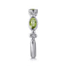 925 Sterling Silver Bujukan Peridot Fashion Ladies Ring