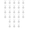 925 Sterling Silver Bujukan Punch out Initial A Medallion Pendant Necklace