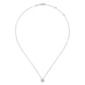 925 Sterling Silver Bujukan Rock Crystal White MOP Pendant Necklace
