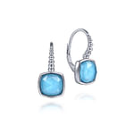 925-Sterling-Silver-Bujukan-Rock-Crystal-and-Turquoise-Leverback-Earrings1