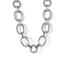 925 Sterling Silver Bujukan Station Link Chain Necklace