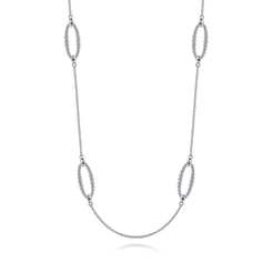 925 Sterling Silver Bujukan Station Necklace