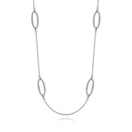 925 Sterling Silver Bujukan Station Necklace