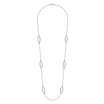 925 Sterling Silver Bujukan Station Necklace