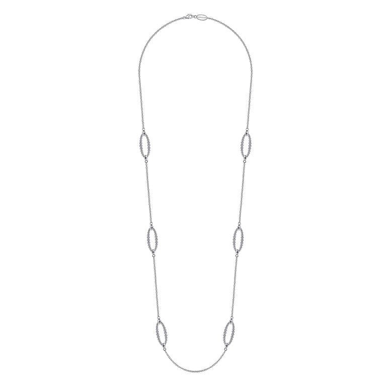 925 Sterling Silver Bujukan Station Necklace - Shot 2