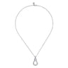 925 Sterling Silver Bujukan Stirrup Pendant necklace