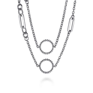 925 Sterling Silver Bujukan Transformable Layered Necklace