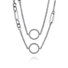 925 Sterling Silver Bujukan Transformable Layered Necklace