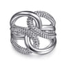925 Sterling Silver Bujukan Twisted Ring
