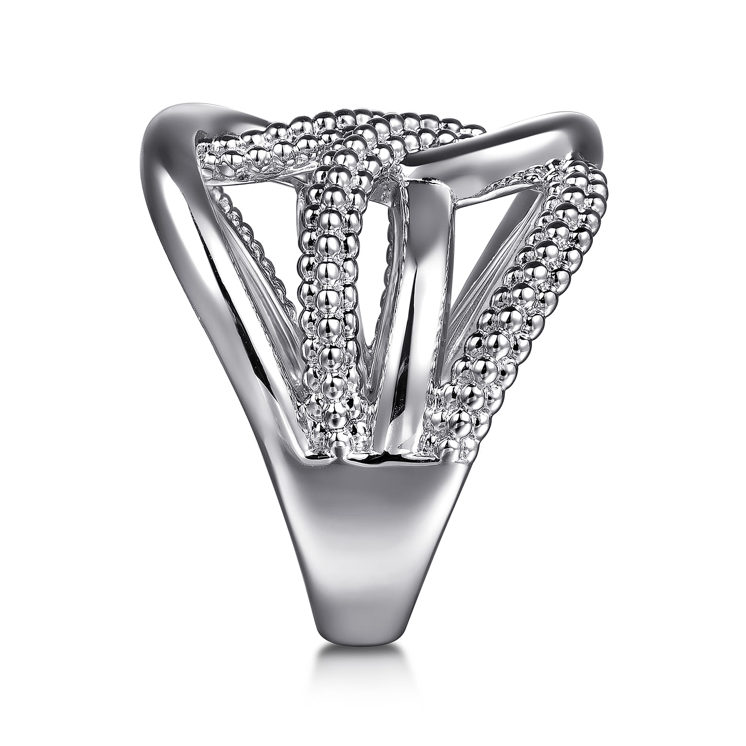 925 Sterling Silver Bujukan Twisted Ring - Shot 4