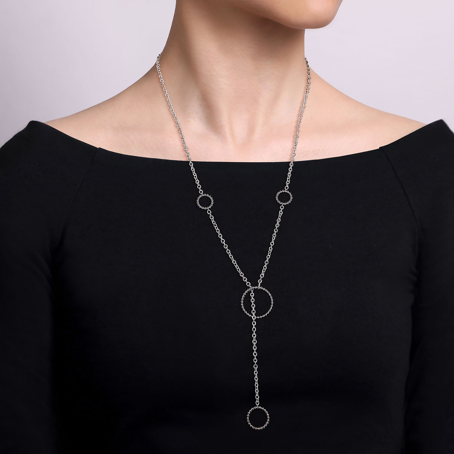 ネックレス・ペンダント Chain Unit Knot Necklace #5749 925 Sterling Silver Bujukan Y Knot Necklace @ $385. Shop