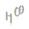 925 Sterling Silver Bujukan and Peridot Stuggies Earrings