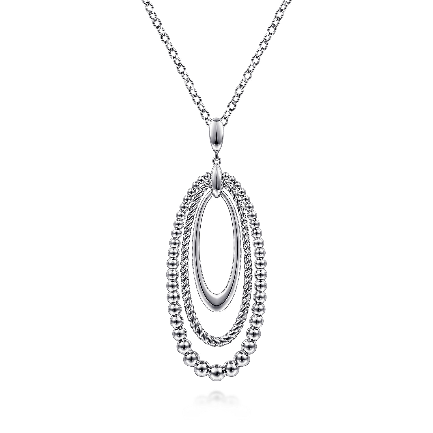 Sterling Silver popular necklace and Pendant