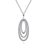 925 Sterling Silver Bujukan and Rope Circle Pendant Necklace