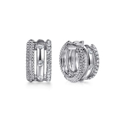 925-Sterling-Silver-Bujukan-and-White-Sapphire-Huggie-Earrings1