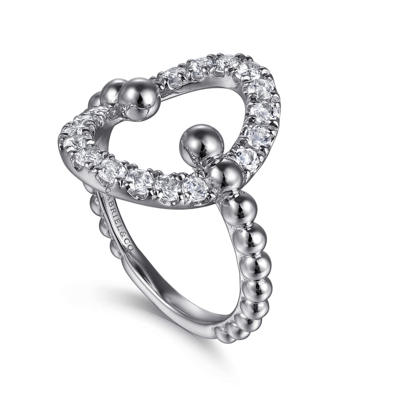 925 Sterling Silver Bujukan and White Sapphire Ladies Ring - Shot 3