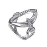 925 Sterling Silver Bujukan and White Sapphire Marquise Ladies Ring