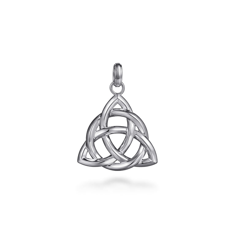 925 Sterling Silver Celtic Knot Pendant - Shot 1