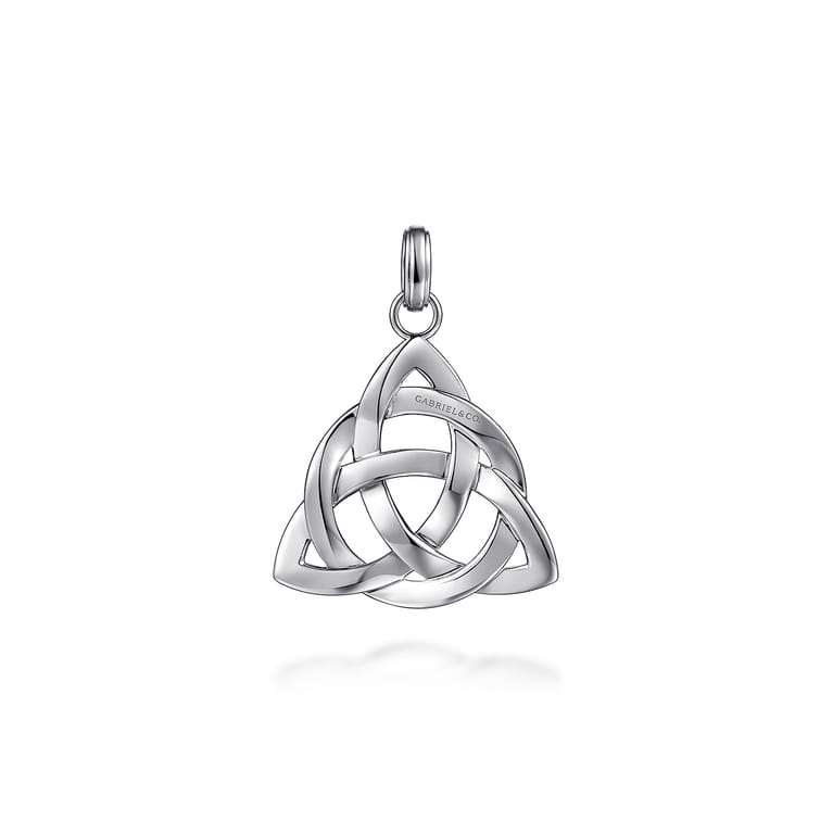 925 Sterling Silver Celtic Knot Pendant - Shot 2