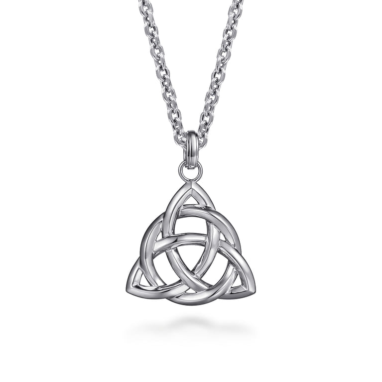 925 Sterling Silver Celtic Knot Pendant - Shot 3