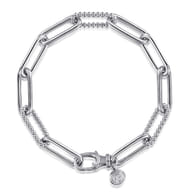 925 Sterling Silver Chain Bracelet-Bujukan