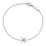 925-Sterling-Silver-Chain-Bracelet-with-Ruby-X-Charm1