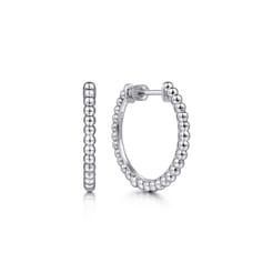 925 Sterling Silver Classic Hoop Earrings 20mm-Bujukan