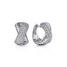 925 Sterling Silver Criss Cross Earrings