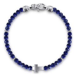 925-Sterling-Silver-Cross-Bracelet-with-4mm-Lapis-Beads1