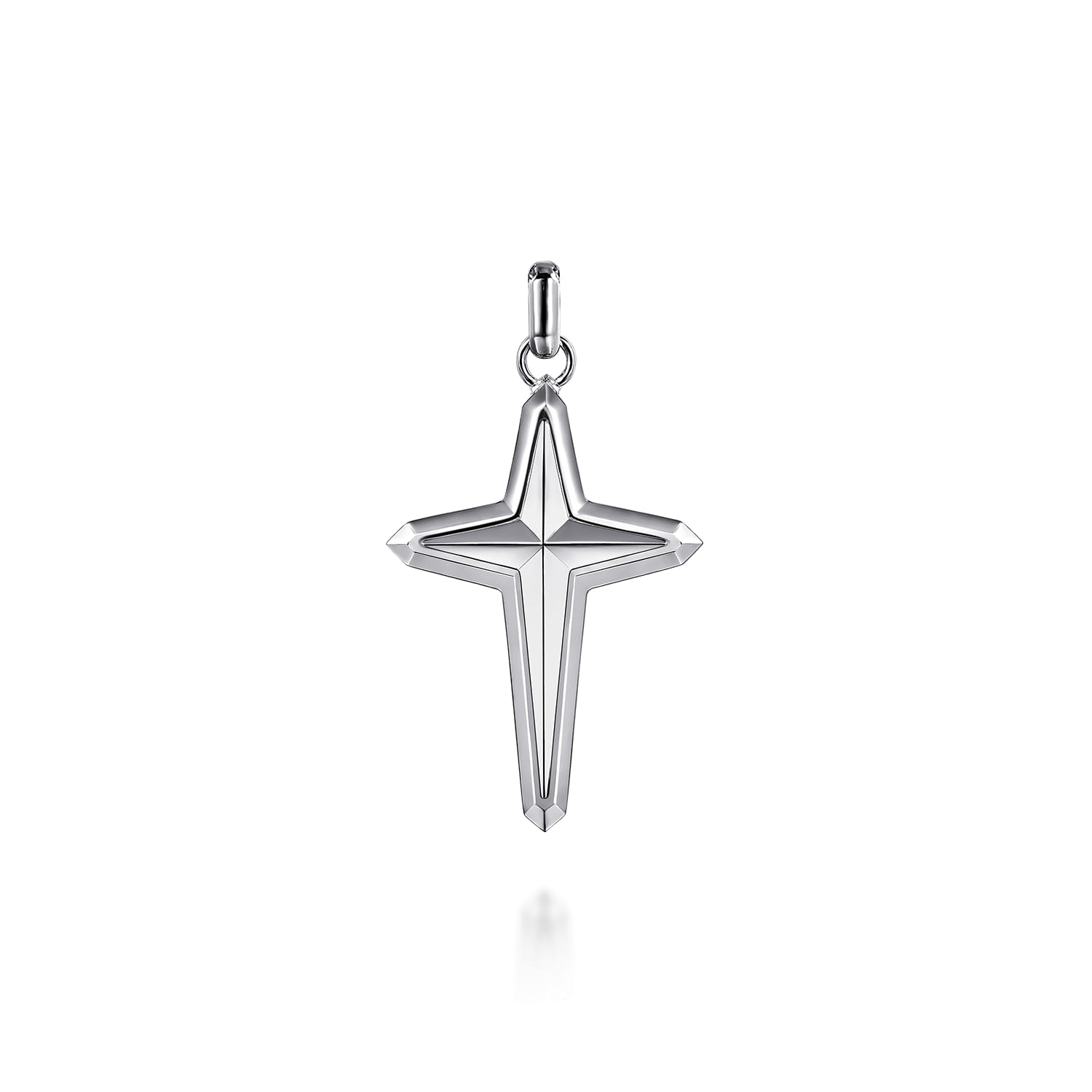 925 Sterling Silver Cross Pendant - Shot 1