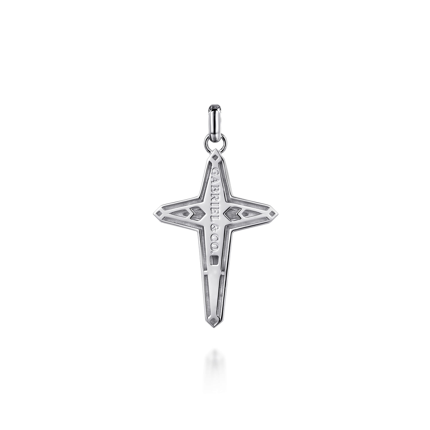 925 Sterling Silver Cross Pendant - Shot 2