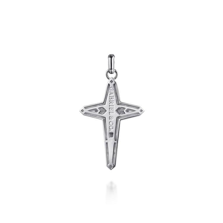 925 Sterling Silver Cross Pendant - Shot 2