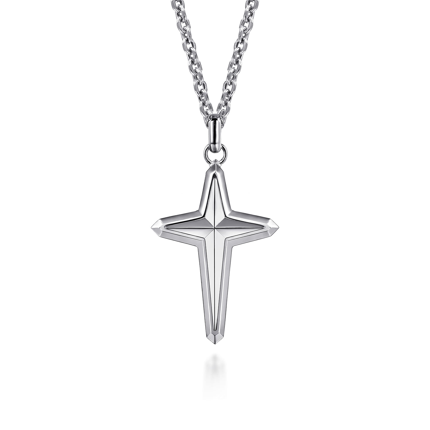 925 Sterling Silver Cross Pendant - Shot 3