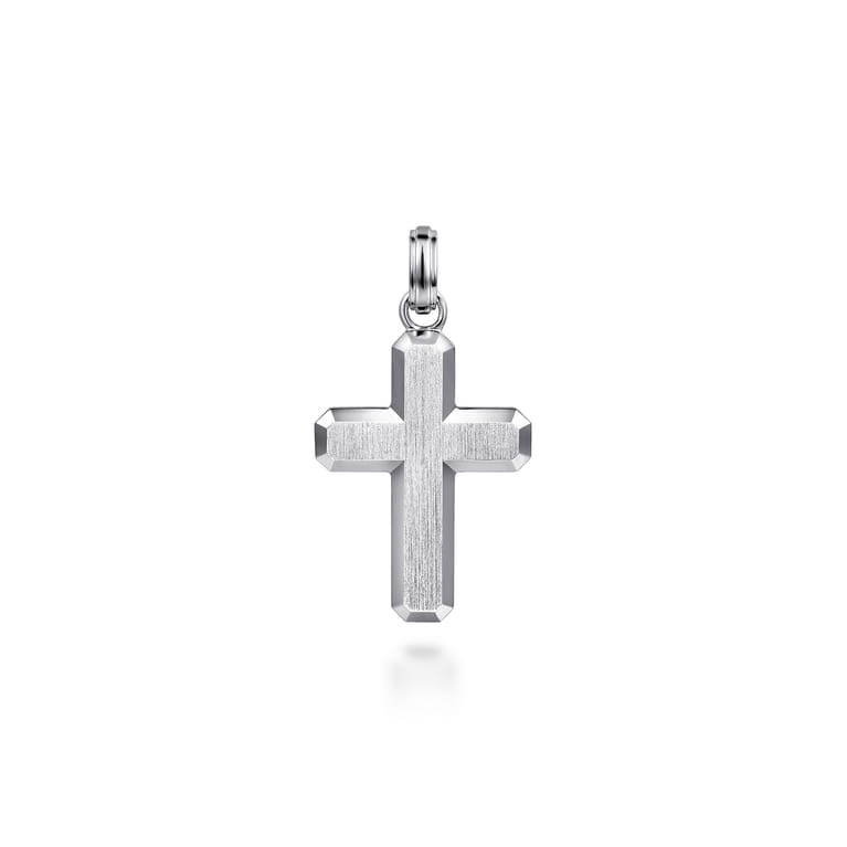 925 Sterling Silver Cross Pendant - Shot 1