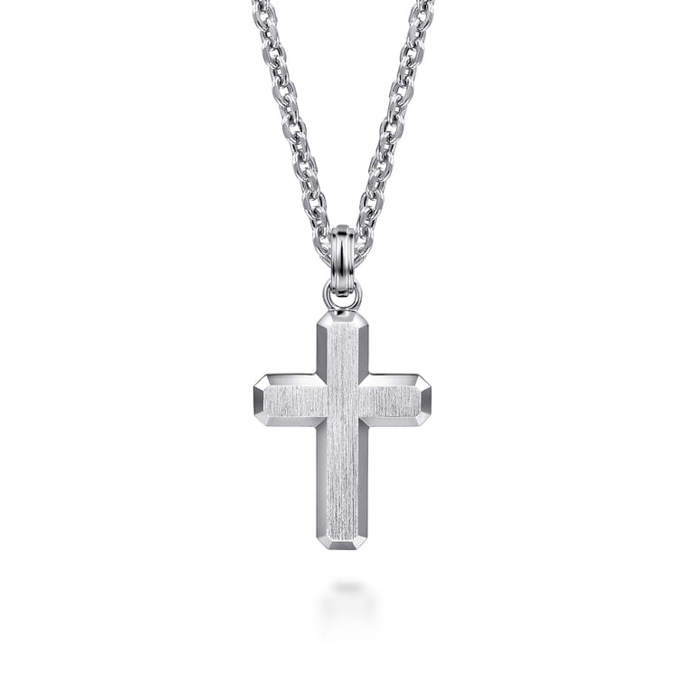 925 Sterling Silver Cross Pendant - Shot 3