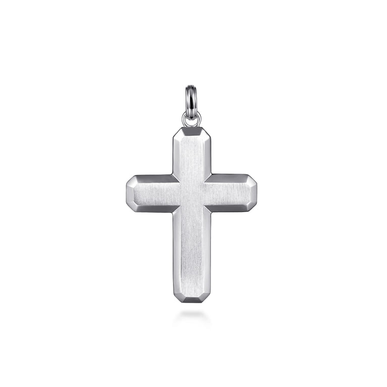 925 Sterling Silver Cross Pendant - Shot 1