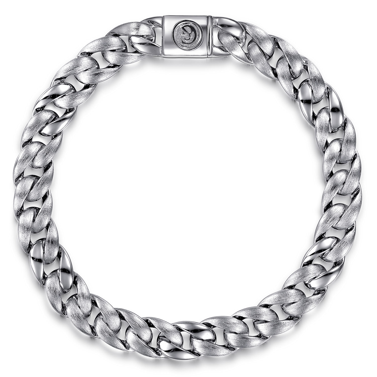 アクセサリー Cuban Chain Bracelet - Silver 925 Solid 925 Sterling Silver Flat Curb Cuban Chain Bracelet 5mm