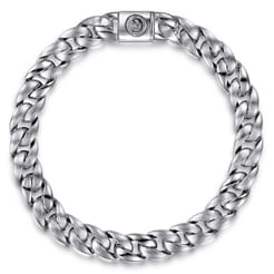 925 Sterling Silver Cuban Link Chain Bracelet